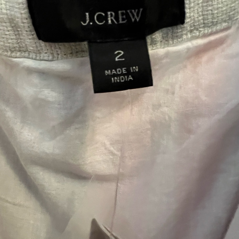 NWT J. Crew striped linen dress. Size 2 - Picture 9 of 9